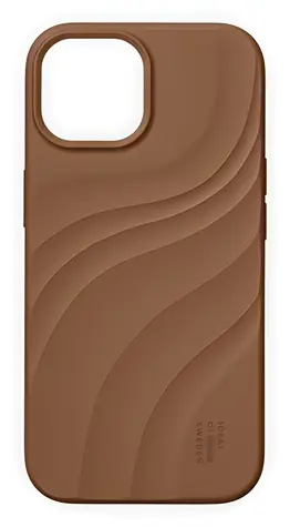 iDeal Fashion Soft Swirl / Silikonové pouzdro / iPhone 13/14/15/16e/17e / Salted Caramel / MagSafe