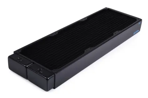 Alphacool NexXxoS HPE-45 420mm černá / Radiátor / Vodní chlazení / Plná měď / 3x140 mm / G1/4
