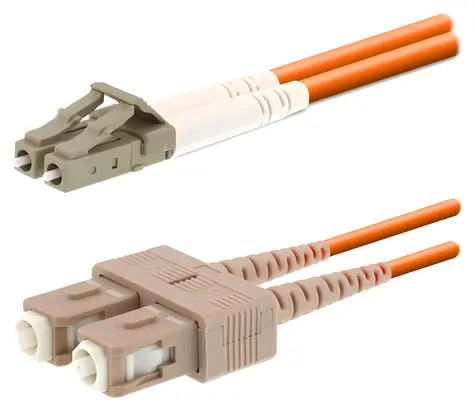 XtendLan FO patch LC-SC 1m / Optický patch kabel / 62,5/125 duplex / LS0H