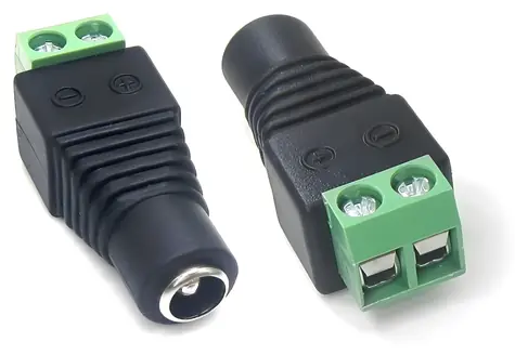 XtendLan Jack 5,5/2,1mm samice na šroubovou svorkovnici / Napájecí redukce