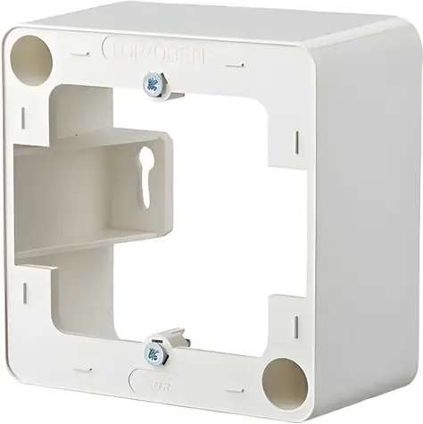 METZ CONNECT Rámeček na omítku 85x85 čistě bílá / Rámeček / Pro Cat.6A