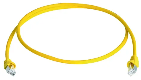 Telegärtner Cat6A žlutá / Patch kabel / S/FTP / 7,5 m / LSZH