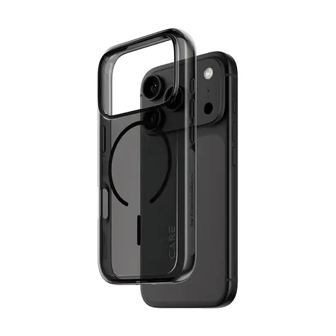 PanzerGlass CARE Smokey Case / Pouzdro / MagSafe / iPhone 18 Pro / 17 Pro / černá