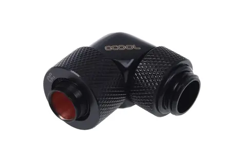 Alphacool HF černá / Šroubení / G1/4 / 90° otočné / 13/10 mm