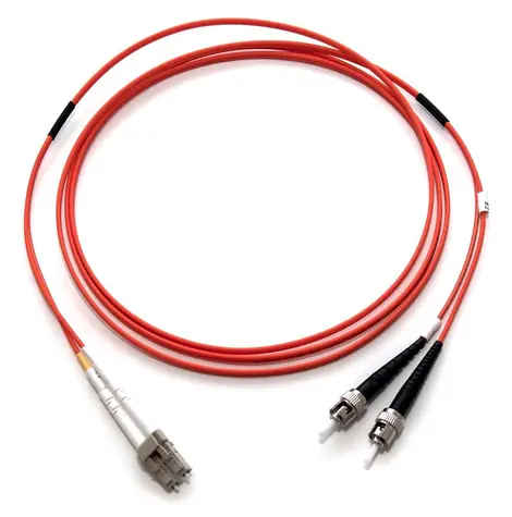 XtendLan FO patch LC-ST 1m / Optický patch kabel / 62,5/125 / Duplex / LS0H