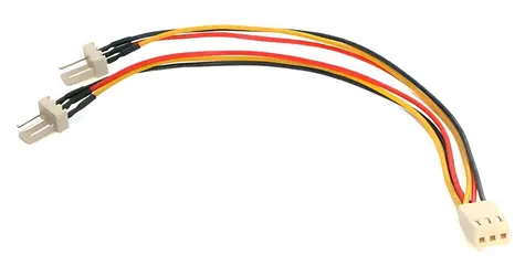 StarTech Napájecí kabel pro ventilátor TX3 / Napájecí kabel / Molex (3-pin) na 2x Molex (3-pin) / 0,15 m