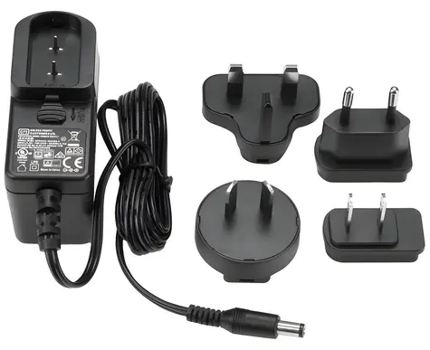 StarTech napájecí adaptér 5V/3A NA/JP/EU/UK/AU černá / Napájecí adaptér / 15 W / 100-240 V / Výměnné konektory