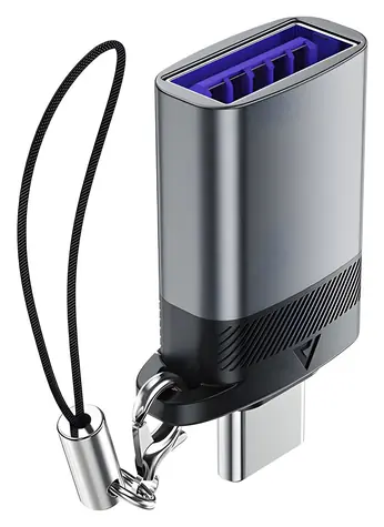 Acefast J7 šedá / Adaptér / USB-A / USB-C
