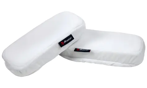 AROZZI Memory Foam Armrest Pads bílé / Náhradní područky pro herní židle / Paměťová pěna
