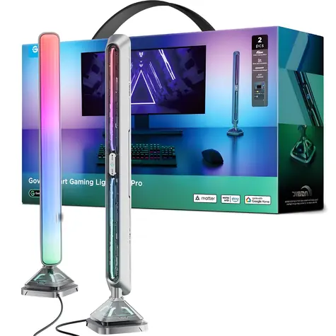 Govee Gaming Pro / LED panely / 24 W / RGBIC / BT / WiFi / Matter