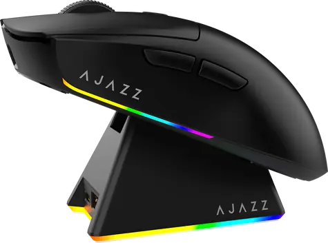 Ajazz AJ139 V2 MC černá / Bezdrátová herní myš / PAW3311 / 12000 DPI / 1000 Hz / 7 tlačítek