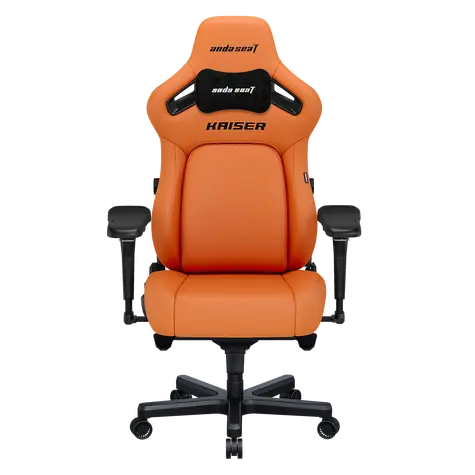 Anda Seat Kaiser 4 XL pomerančová / Herní židle / PVC koženka / velikost XL