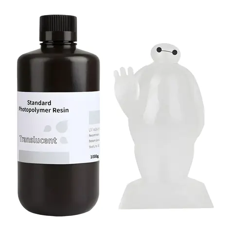 ELEGOO Standard Resin 1.0 průsvitná / Pryskyřice pro 3D tisk / 1 kg / LCD/DLP
