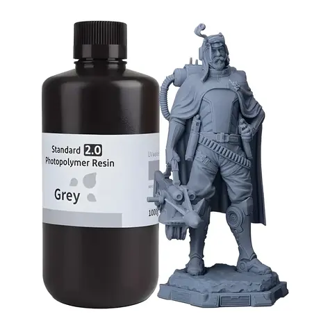 ELEGOO Standard 2.0 šedá / Pryskyřice pro 3D tiskárnu / LCD / 1 kg