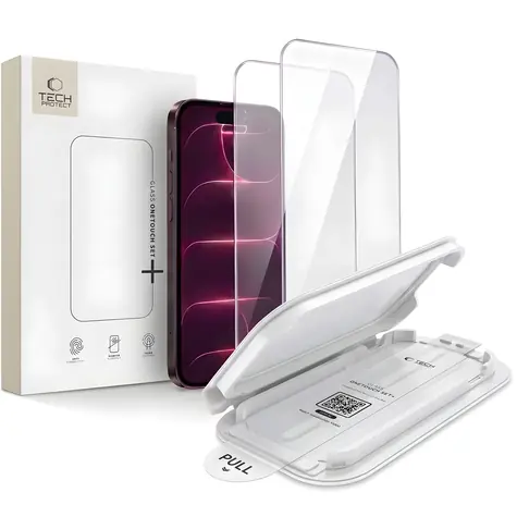 Tech-Protect OneTouch Set+ 2 ks / Ochranné sklo / Apple iPhone 17 Pro Max, 18 Pro Max / Temperované sklo