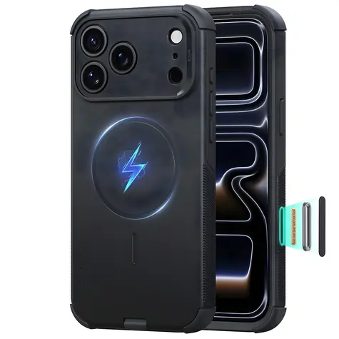 ESR Cyber Tough MagSafe černá / Kryt / Apple iPhone 18 Pro/17 Pro / MagSafe