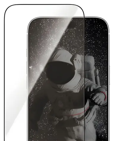 PanzerGlass UWF Ceramic iPhone 18 Pro Max černá / Ochranné sklo / Plně nalepovací / 0,71 mm