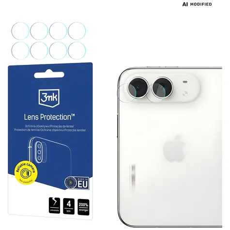 3mk Lens Protection sklo na fotoaparát pro Apple iPhone Duo / Sklo na fotoaparát / 4 ks / Tvrzené sklo / 9H
