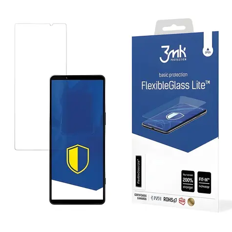 3mk FlexibleGlass Lite ochranné sklo pro Sony Xperia 1 V / Ochranné sklo / Hybridní / Tloušťka 0,16 mm