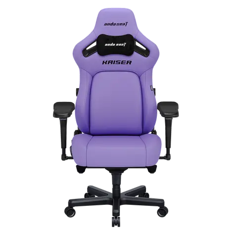 Anda Seat Kaiser 4 L fialová / Herní židle / PVC koženka / velikost L