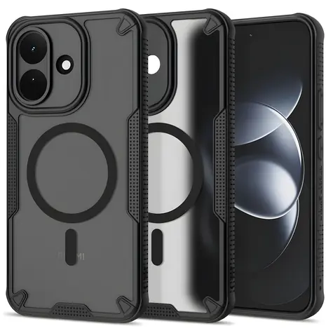 Tech-Protect Rugged Shield MagSafe matná černá / Kryt / Xiaomi Redmi Note 17 Pro 5G / MagSafe