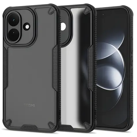 Tech-Protect Rugged Shield matná černá / Kryt / Xiaomi Redmi Note 17 Pro 5G