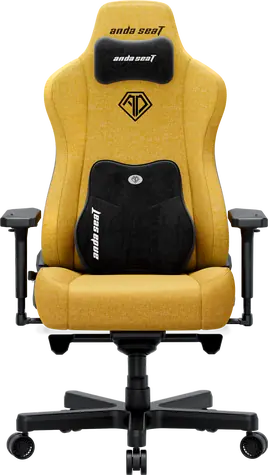 Anda Seat Kaiser 3E XL jasně žlutá / Herní židle / Látkový potah