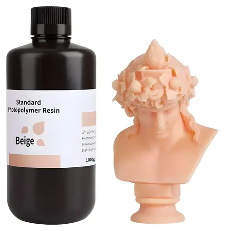 ELEGOO Standard Resin 1.0 béžová / Pryskyřice pro 3D tisk / 1 kg / LCD/DLP