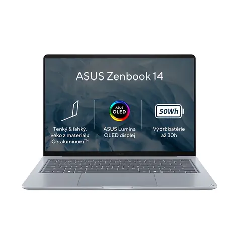 ASUS Zenbook A14 modrá / Notebook / 14