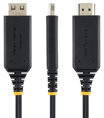 StarTech kabel USB-C na HDMI černá / Kabel USB-C na HDMI / 4K / 1 m