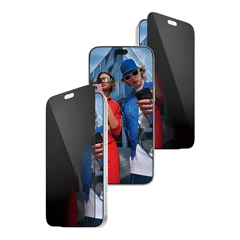 PanzerGlass UWF 2-Way Privacy iPhone 18 Pro Max černý rámeček / Ochranné sklo / Privacy / Plně nalepovací / 0,74 mm