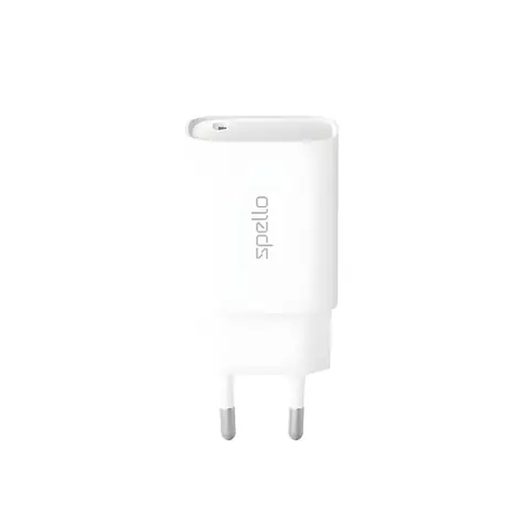 Spello ForceBoost SA30c bílá / Síťový adaptér / GaN / USB-C / PD / 30W