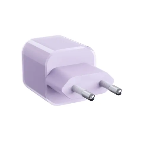 Solight USB-C GaN nabíječka 33W fialová / Nabíječka / PD 3.0 / QC 4+