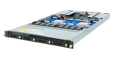 GIGABYTE R183-Z93 / Server / 1U / 2x Socket SP5 / 24x DDR5 / 4x NVMe5/SATA / 2x PCIe 5.0 x16 / 1600W 80+ Titanium