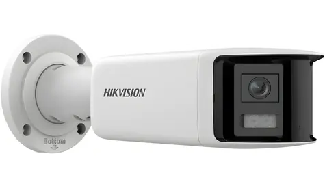 HIKVISION DS-2CD2T127G3P-LIS2UY/SL(180°) bílá / IP kamera / Bullet / 12 Mpix / 180° / IR+LED 40m / IP67