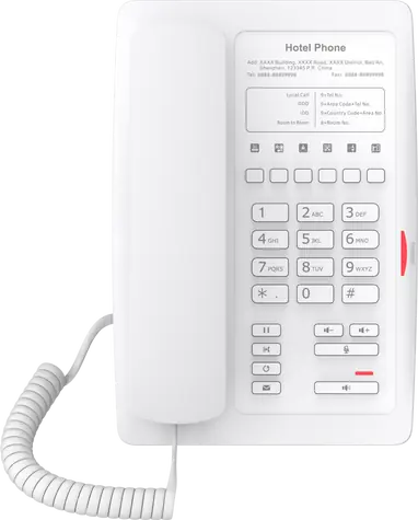 Fanvil H3W bílá / Hotelový IP telefon / SIP / WiFi