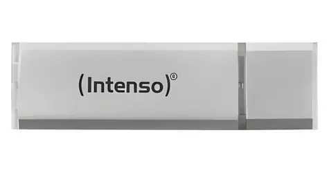 Intenso Alu Line 16GB stříbrná / Flash disk / USB 2.0 / čtení: 28 MB/s / zápis: 6,5 MB/s