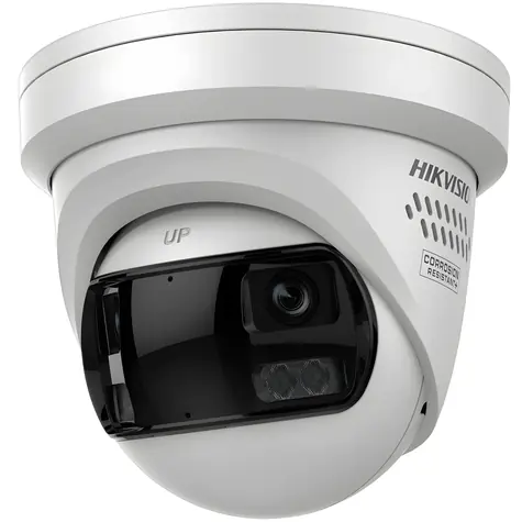 Hikvision DS-2CD23127G3P-LIS2UY/SL(180°) bílá / IP kamera / Turret / 180° / 12 Mpix / IR+LED 30 m / PoE