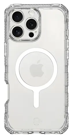 itSkins SUPREME_R čirá / Kryt / Apple iPhone 16 Pro / MagSafe / Odolnost pádu 4,5 m