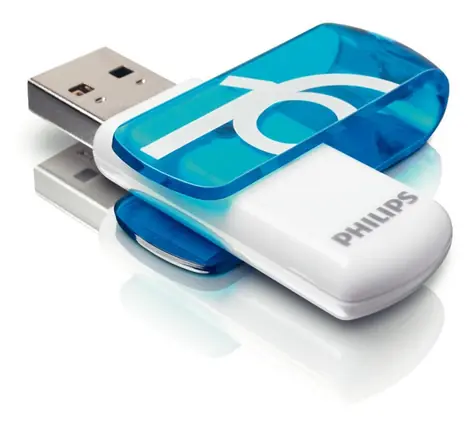 Philips Vivid Edition Ocean Blue / Flash disk / 16 GB / USB 2.0