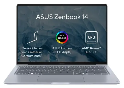 ASUS Zenbook 14 UX3480KA modrá / Notebook / 14