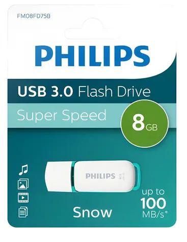 Philips Snow Edition Spring Green / Flash disk / 8 GB / USB 3.0
