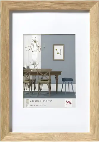 Walther Fiorito EF030E světlý dub / Fotorámeček / 20x30 cm / Dřevo / S paspartou