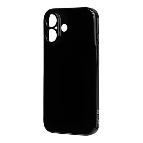 OBAL:ME Glossy pro Apple iPhone 16 černá / Kryt