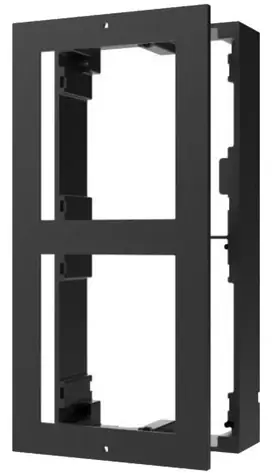 Hikvision DS-KD-ACW2/BLACK černá / Rámeček interkomu / 2 moduly / Povrchová montáž
