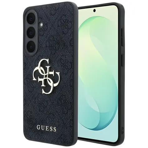 Guess Embossed 4G Ring Classic Logo černá / Zadní kryt / Samsung Galaxy S26 FE / MagSafe