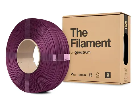 Spectrum The Filament ReFill PLA CF fialová (TF-24104) / Filament / PLA CF / 1,75 mm / 1 kg