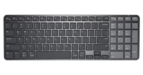 Dell KB746 grafitová / Bezdrátová klávesnice / US International / QWERTY / nabíjecí baterie