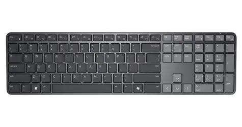 Dell KB726 grafitová / Bezdrátová klávesnice / US International / QWERTY / AAA baterie