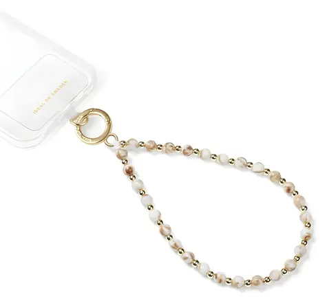 iDeal Phone Wristlet Strap Cloudy Marble bílá / Poutko na zápěstí pro telefon / univerzální / šířka 8 mm